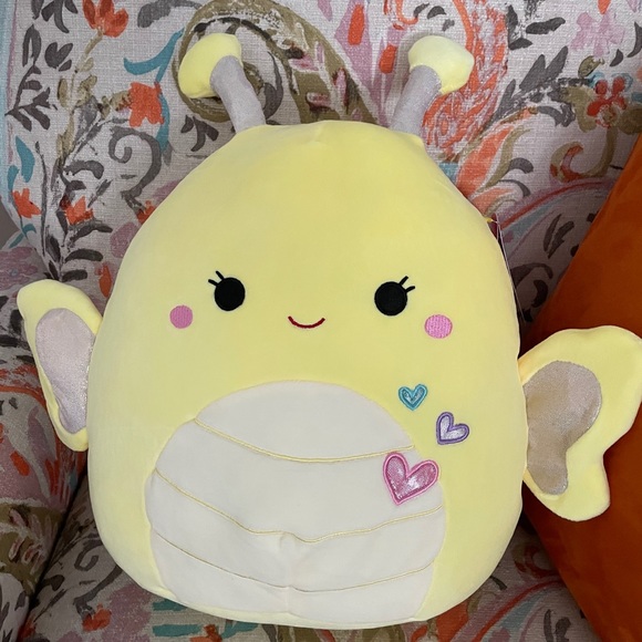 yellow butterfly squishmallow